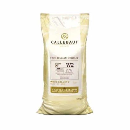 БЕЛГИЙСКИ БЯЛ ШОКОЛАД Callebaut  НА КАЛЕТИ 10кг