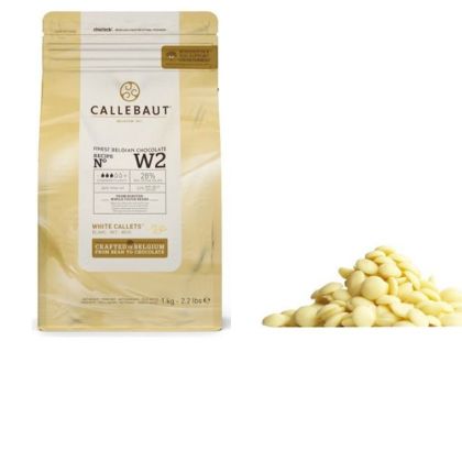 БЕЛГИЙСКИ БЯЛ ШОКОЛАД Callebaut НА КАЛЕТИ 2,5кг
