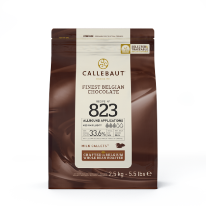 БЕЛГИЙСКИ МЛЕЧЕН  ШОКОЛАД Callebaut  НА КАЛЕТИ 2,5кг