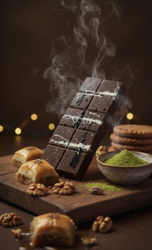 ДУБАЙСКИ С БАКЛАВА "Шоколадът на султана"  200гр