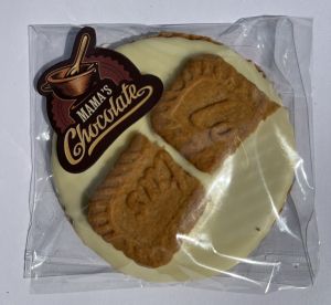 БЕЛГИЙСКИ КАРАМЕЛЕНИ ВАФЛИ С БЯЛ БЕЛГИЙСКИ ШОКОЛАД 