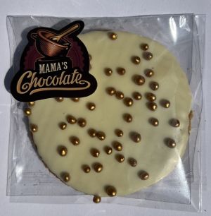 БЕЛГИЙСКИ КАРАМЕЛЕНИ ВАФЛИ С БЯЛ БЕЛГИЙСКИ ШОКОЛАД 