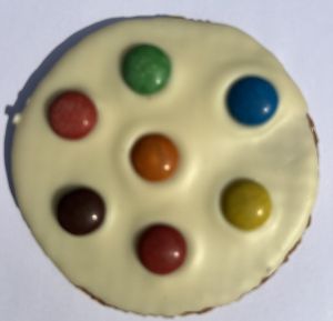 БЕЛГИЙСКИ КАРАМЕЛЕНИ ВАФЛИ С БЯЛ БЕЛГИЙСКИ ШОКОЛАД 