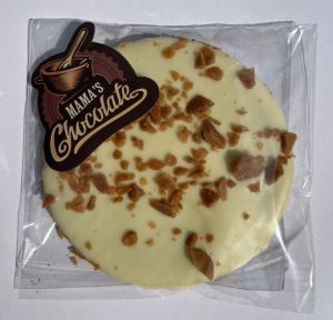 БЕЛГИЙСКИ КАРАМЕЛЕНИ ВАФЛИ С БЯЛ БЕЛГИЙСКИ ШОКОЛАД 