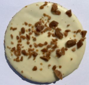 БЕЛГИЙСКИ КАРАМЕЛЕНИ ВАФЛИ С БЯЛ БЕЛГИЙСКИ ШОКОЛАД 