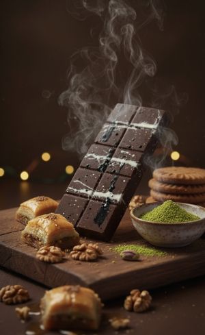 ДУБАЙСКИ С БАКЛАВА "Шоколадът на султана"  200гр