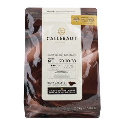 БЕЛГИЙСКИ ШОКОЛАД Callebaut НАТУРАЛЕН 70,5 % НА КАЛЕТИ 