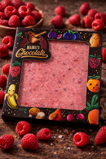 BELGIAN RASPBERRY CHOCOLATE WITH RASPBERRIES